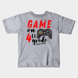 Game On 4th Grade Back to School Kids T-Shirt